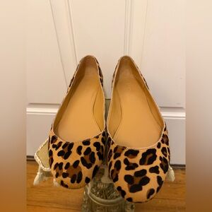 J Crew Lily Leopard Print Women's Flats